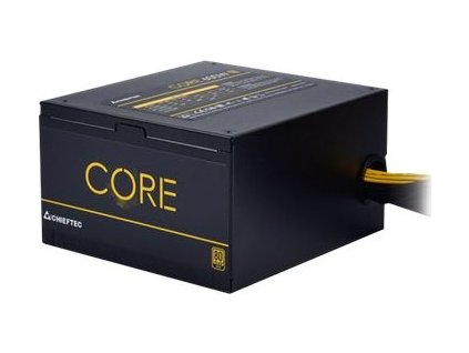 Chieftec ATX Zdroj Core series BBS-600S, 12cm, 600W, 80 PLUS® Zlatá Active PFC