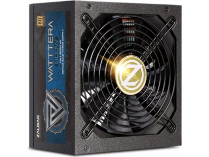 ZALMAN zdroj WATTTERA ZM800-EBTII - 800W 80+ Gold, 13,5cm fan, modular