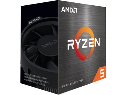 AMD RYZEN 5 5600X, 6-core, 3.7 GHz (4.6 GHz Turbo), 35MB cache (3+32), 65W, socket AM4, Wraith Stealth