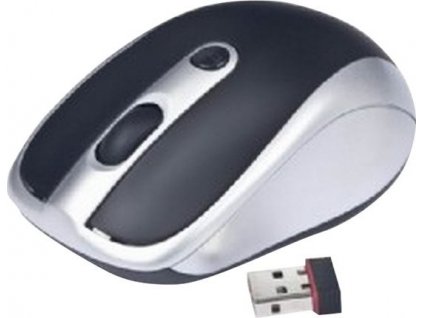 GEMBIRD myš MUSW-002, 4 tlačítka, optická, bezdrátová, USB, 1600 dpi