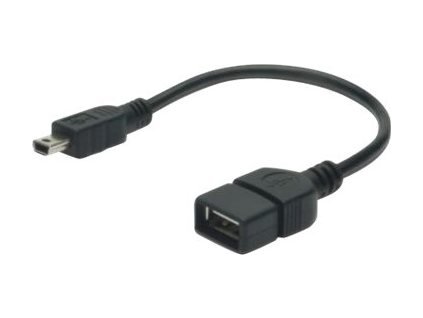 PREMIUMCORD USB redukce kabel USB A/female - Mini 5pin USB/male 20cm OTG