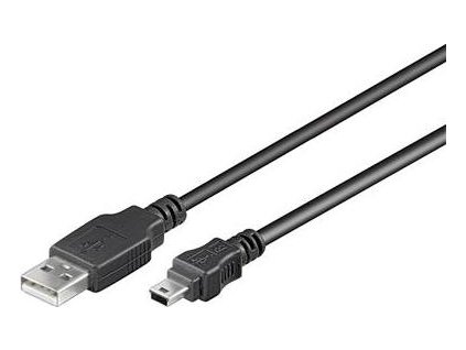 PremiumCord Kabel USB 2.0, A-B mini, 5pinů, 2m