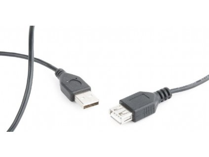 Cablexpert CC-USB2-AMAF-75CM/300-BK USB predlžovací 2.0 A-A M/F, 0,75m