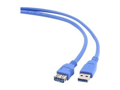 GEMBIRD Kabel USB 3.0 A-A prodlužovací 3m modrý