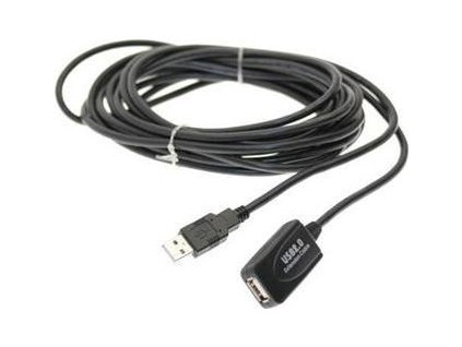 PREMIUMCORD USB 2.0 repeater a prodlužovací kabel A/M-A/F 5m