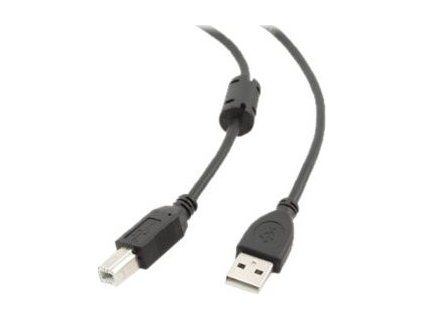 Gembird CCF-USB2-AMBM-15 USB 2.0 kábel A-B 4,5m čierny, feritový filter