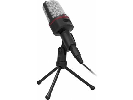 C-TECH stolní mikrofon  MIC-02, 3,5" stereo jack, 2.5m