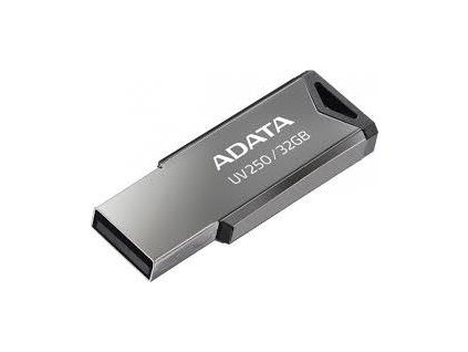 ADATA Flash Disk 32GB UV250, USB 2.0 Dash Drive, tmavě stříbrná