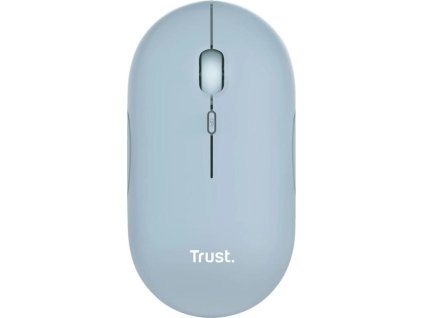 TRUST myš PUCK, bezdrátová, USB, modrá, bluetooth
