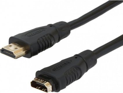PremiumCord Kabel prodlužovací HDMI - HDMI 5m, zlacené konektory