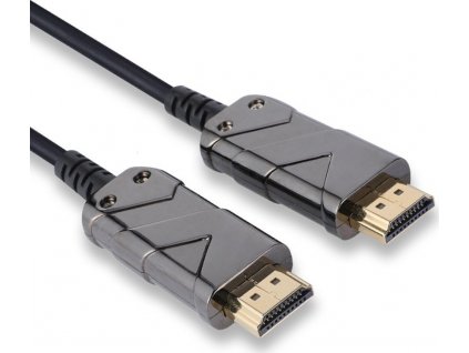 PremiumCord Ultra High Speed HDMI 2.1 optický fiber kabel 8K@60Hz,zlacené 10m
