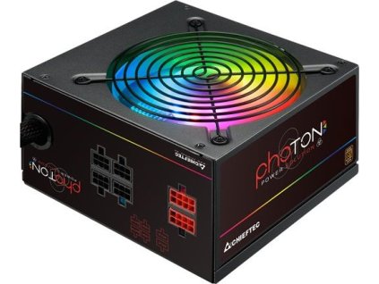 CHIEFTEC zdroj Photon Series, CTG-750C-RGB, 750W, 12cm RGB fan, Active PFC, Modular, Retail, 85+