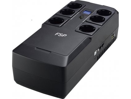 Fortron UPS FSP NanoFit 800, 800 VA, 2xUSB power, LCD, RJ45, offline