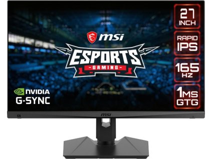 MSI Optix/MAG274QRF-QD/27"/IPS/QHD/165Hz/1ms/Black/2R