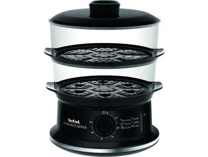 Tefal Convenient VC140131 parní hrnec, 900 W, 6 l, miska na rýži, černá