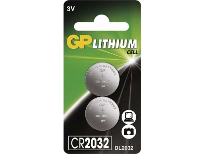 GP CR2032 Lithiová knoflíková baterie (2ks)