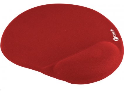 C-TECH Podložka pod myš gelová MPG-03, červená, 240x220mm
