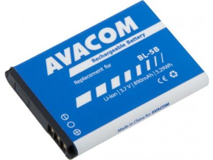 AVACOM baterie do mobilu Nokia 3220, 6070, Li-Ion 3,7V 890mAh (náhrada BL-5B)