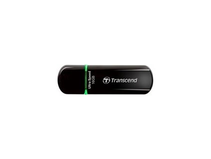 TRANSCEND Flash Disk 16GB JetFlash®600, USB 2.0 (R:32/W:16 MB/s) černá/zelená