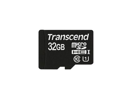 TRANSCEND MicroSDHC karta 32GB Premium, Class 10 UHS-I 300x, bez adaptéru