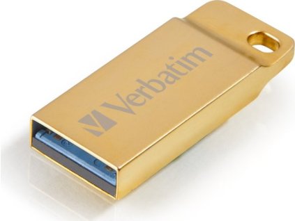 VERBATIM Flash Disk 32GB Metal Executive, USB 3.0, zlatá