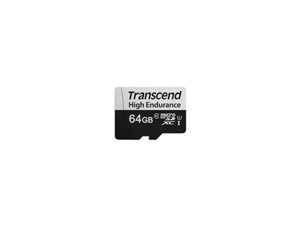 TRANSCEND MicroSDXC karta 64GB 350V, High Endurance