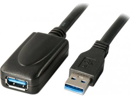 PREMIUMCORD USB 3.0 repeater a prodlužovací kabel A/M-A/F 5m