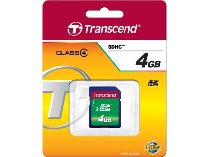 TRANSCEND SDHC karta 4GB Class 4