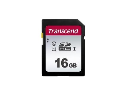 TRANSCEND SDHC karta 16GB 300S, UHS-I U1 (R:95/W:45 MB/s)