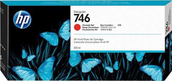 HP 746 300-ml Chromatic Red Ink Cartridge