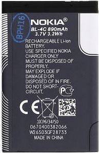 Nokia baterie BL-4C Li-Ion 890 mAh - bulk