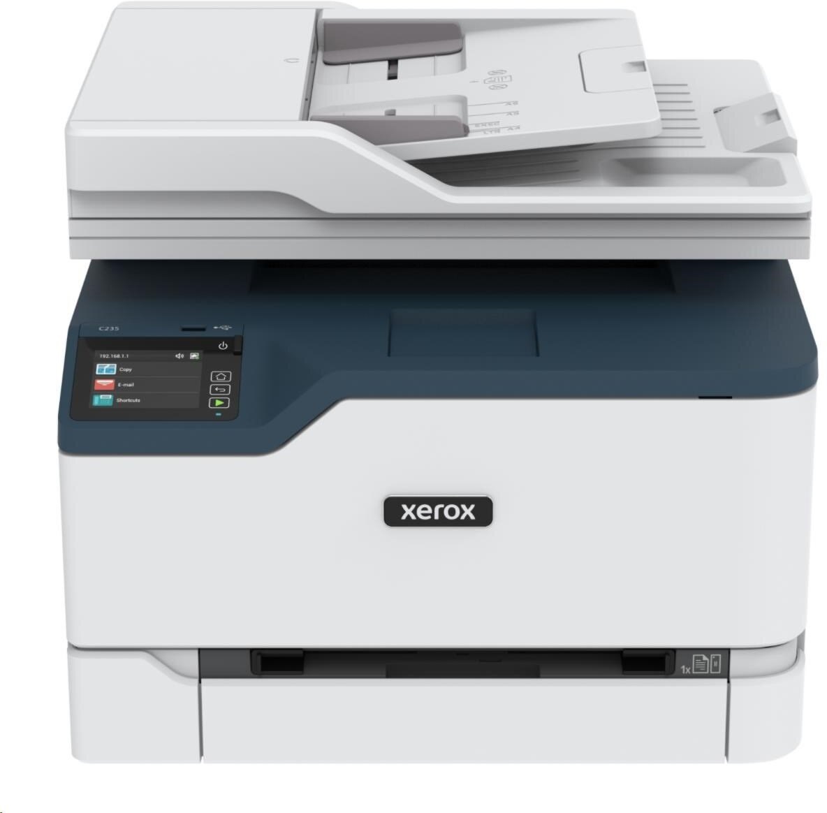 Xerox C235V_DNI, barevná laser. multifunkce, A4, 22ppm, duplex, ADF, WiFi/USB/Ethernet, 512 MB RAM, Apple AirPrint