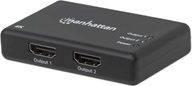 MANHATTAN Splitter HDMI 2 porty, 4K@30Hz, černá