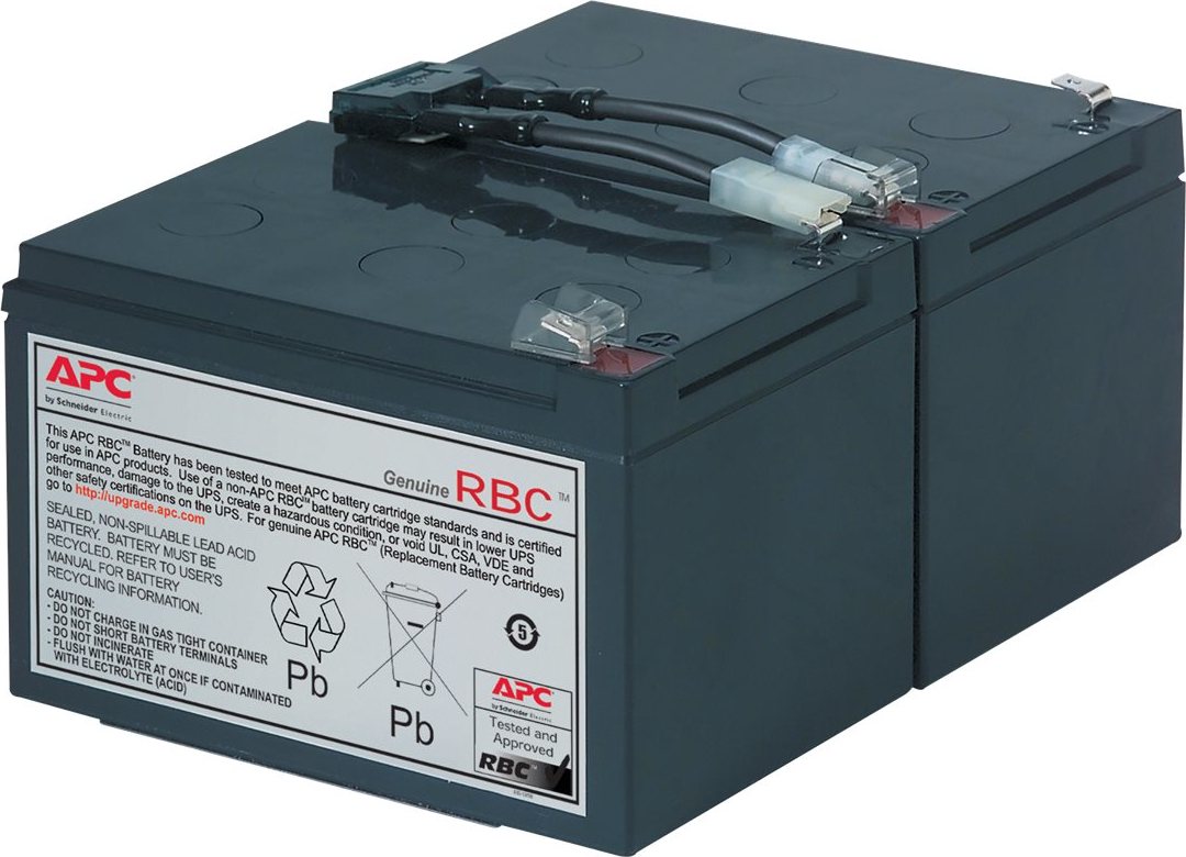 APC Replacement Battery Cartridge #6, SU1000I, SU1000RM, BP1000I, SUA1000I, SMT1000I, SMC1500I