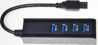 PremiumCord USB 3.0 Superspeed HUB 4-portový