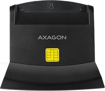 AXAGON CRE-SM2, USB-A StandReader 4-slot čtečka Smart card (eObčanka) + SD/microSD/SIM, kabel 1.3 m