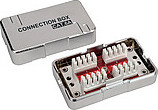 Spojovací box CAT6A STP 8p8c LSA+/Krone