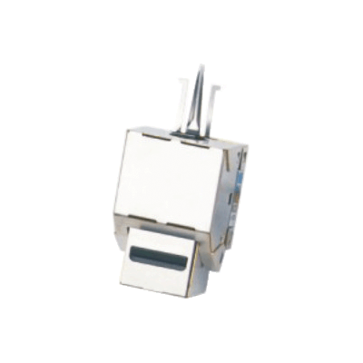 DATACOM Keystone CAT6  STP silver dual-mini