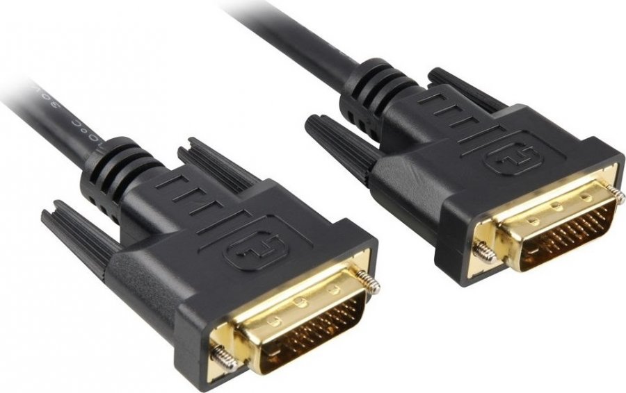 PremiumCord DVI-D kábel, dual-link, DVI (24+1),MM, 1m