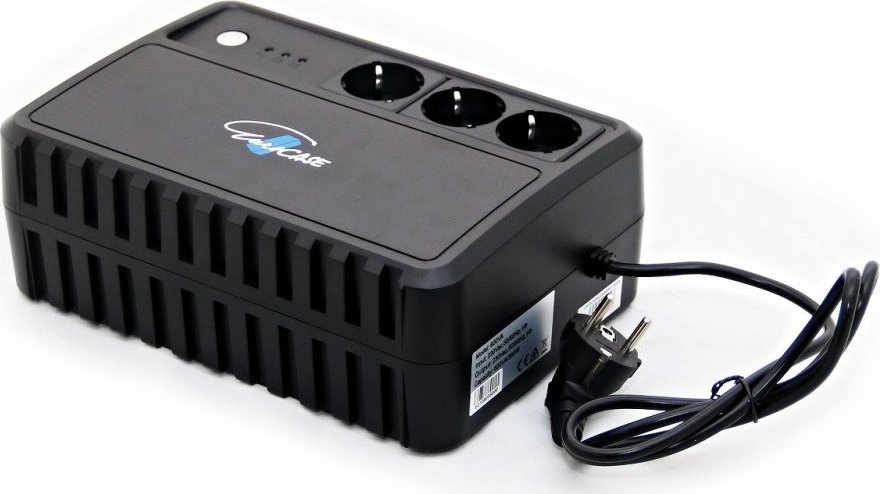 EUROCASE UPS EA200PRO+ 600VA pure sine wave (3x zásuvka)