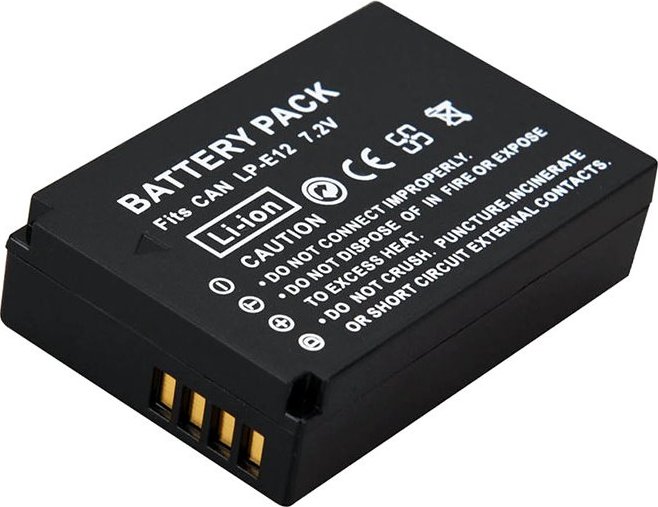 TRX baterie Canon/ 1100 mAh/ pro EOS M/ Rebel SL1/ 100D/ neoriginální