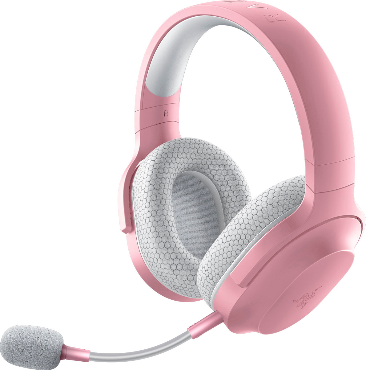RAZER sluchátka Barracuda X - Quartz Pink, Bluetooth