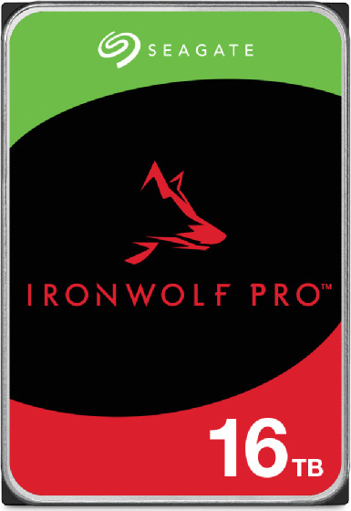 SEAGATE HDD 16TB IRONWOLF PRO (NAS), 3.5", SATAIII, 7200 RPM, Cache 256MB