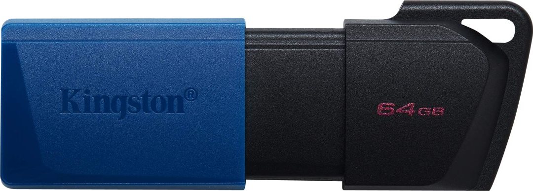 Kingston Flash Disk 64GB USB3.2 Gen 1 DataTraveler Exodia M (Black + Blue)