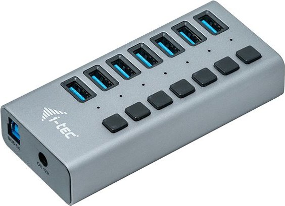 i-tec USB 3.0 nabíjecí HUB 7port + Power Adapter 36 W