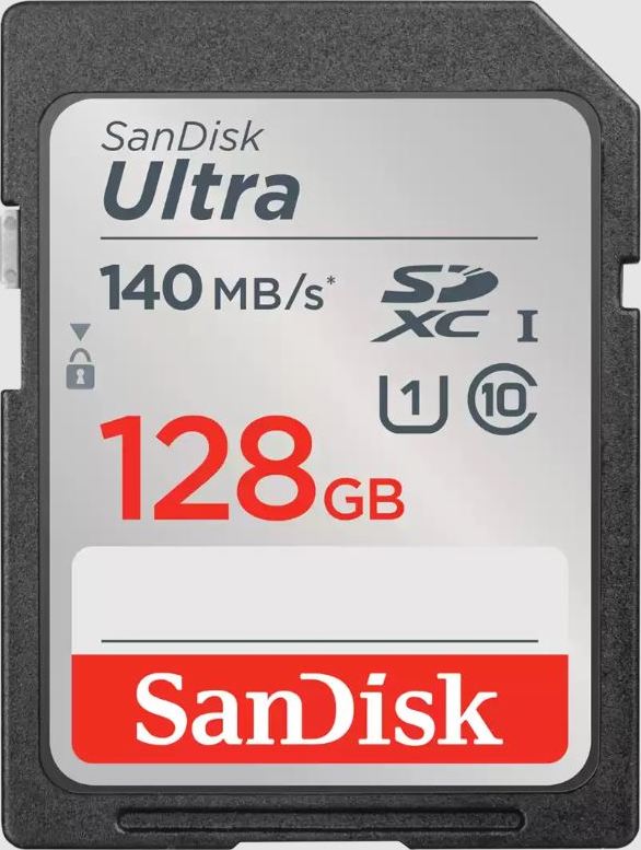 SanDisk SDXC karta Ultra 128GB (140MB/s)