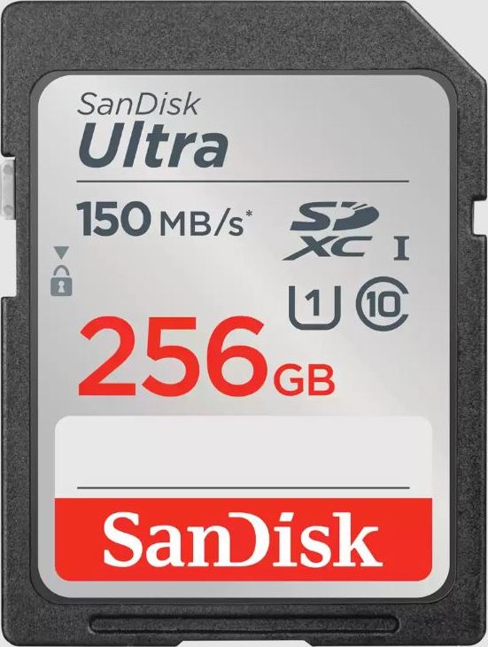SanDisk SDXC karta Ultra 256GB (150MB/s)