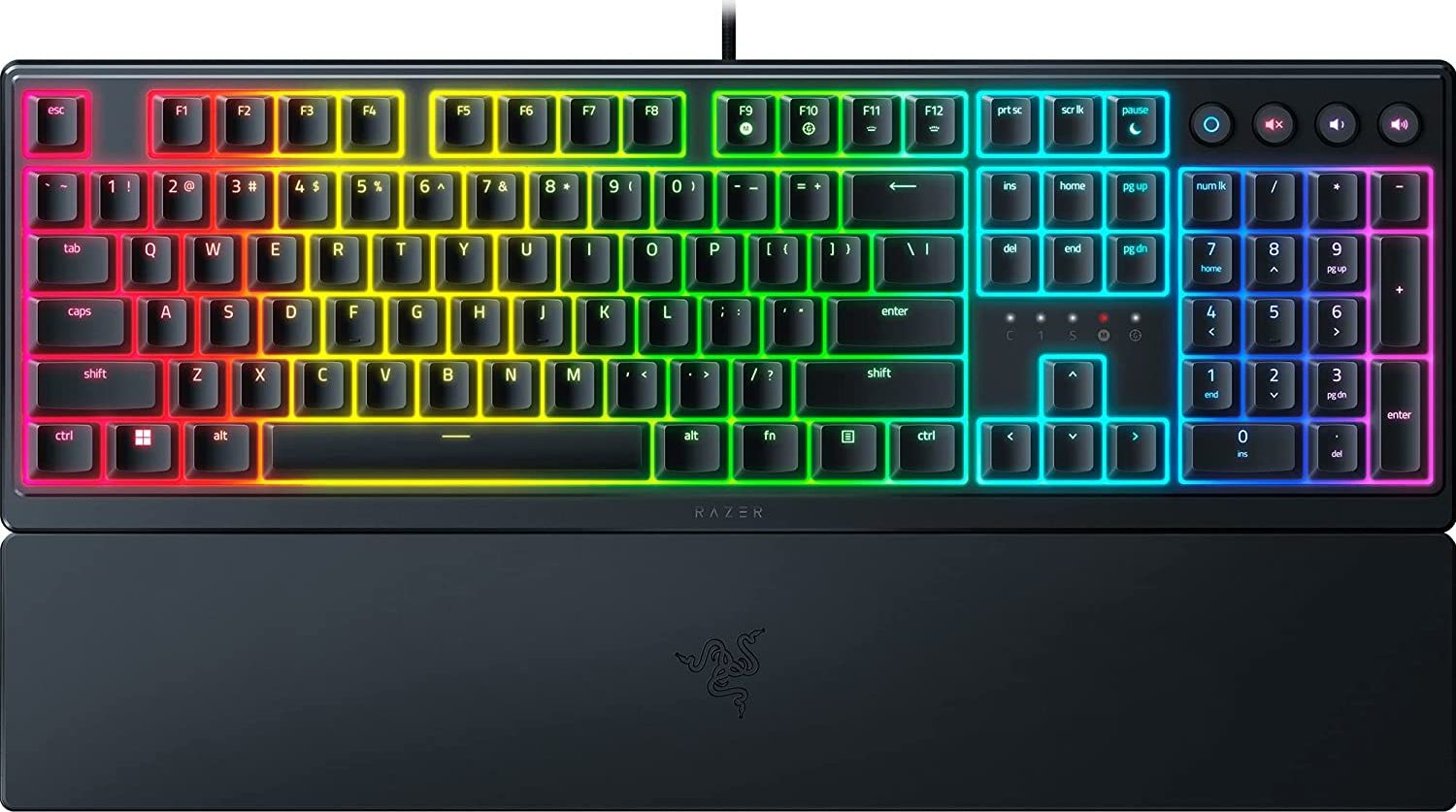 Razer Ornata V3/Drátová USB/US layout/Černá