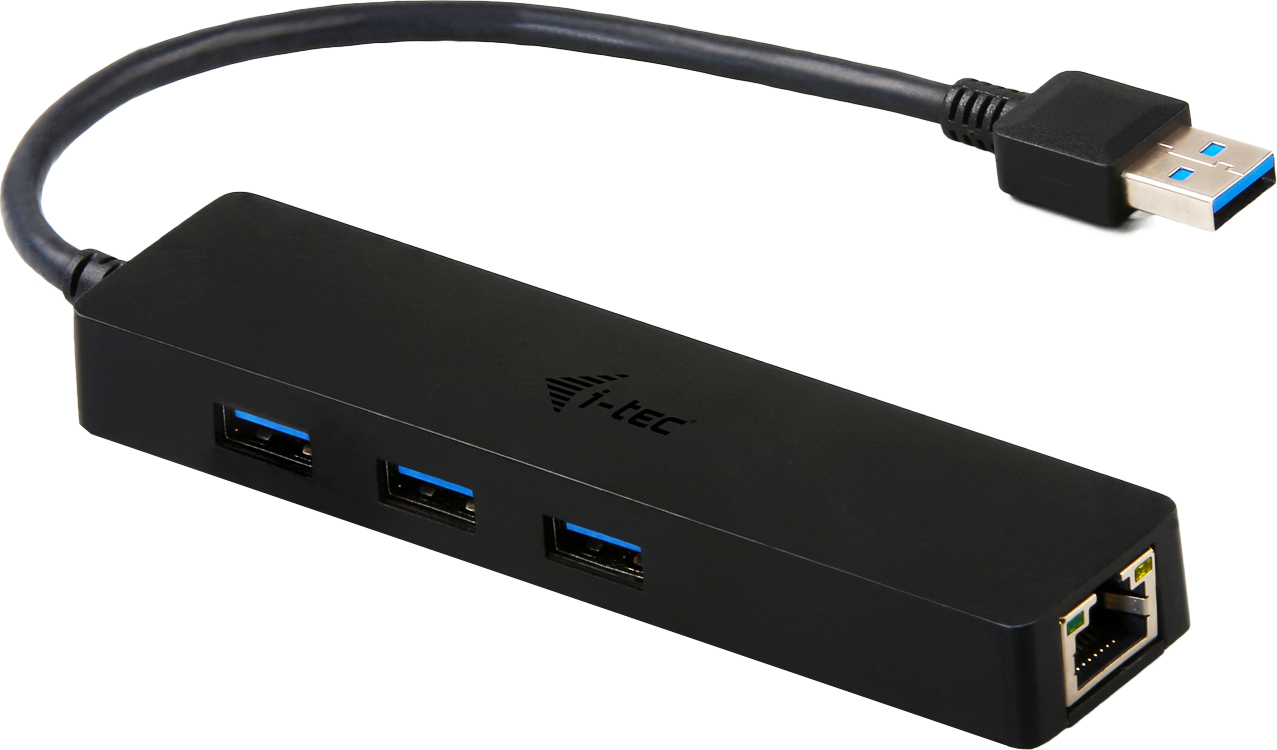 i-tec USB 3.0 Slim HUB 3 Port + Gigabit Ethernet Adapter