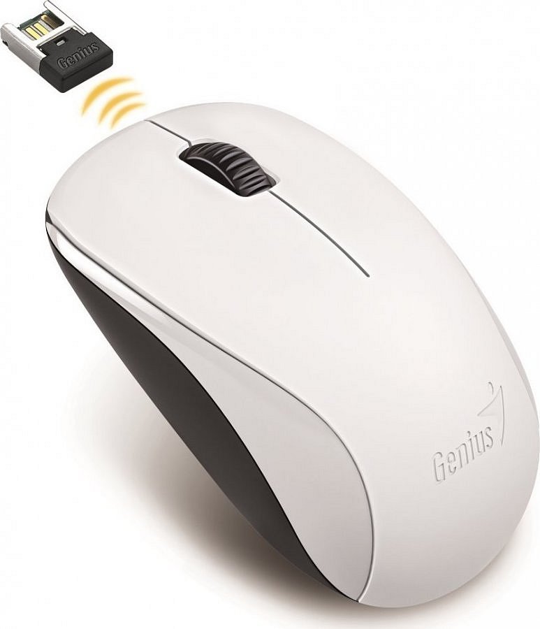 GENIUS myš NX-7000/ 1200 dpi/ bezdrátová/ bílá